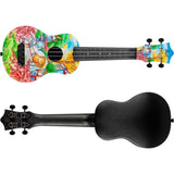 Flight UTS-42 FAT CAT Ultra Travel Soprano Ukulele met Polycarbonate Body en Fluorocarbon Snaren