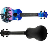Flight UTS-42 SNOW Ultra Travel Soprano Ukulele met Polycarbonate Body en Fluorocarbon Snaren