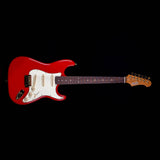 JET JS-380 RD G S-style Elektrische Gitaar SSS Alnico V Tremolo Goud Hardware Rosewood Toets Rood