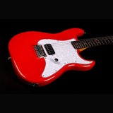 JET JS-400 HT RD S-style Elektrische Gitaar Humbucker Hardtail Rosewood Toets Rood