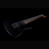 JET JS-507 BK Stygian 7-snarige S-style Elektrische Gitaar HH Vaste Brug Rosewood Toets Satijn Zwart