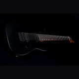 JET JS-507 BK Stygian 7-snarige S-style Elektrische Gitaar HH Vaste Brug Rosewood Toets Satijn Zwart