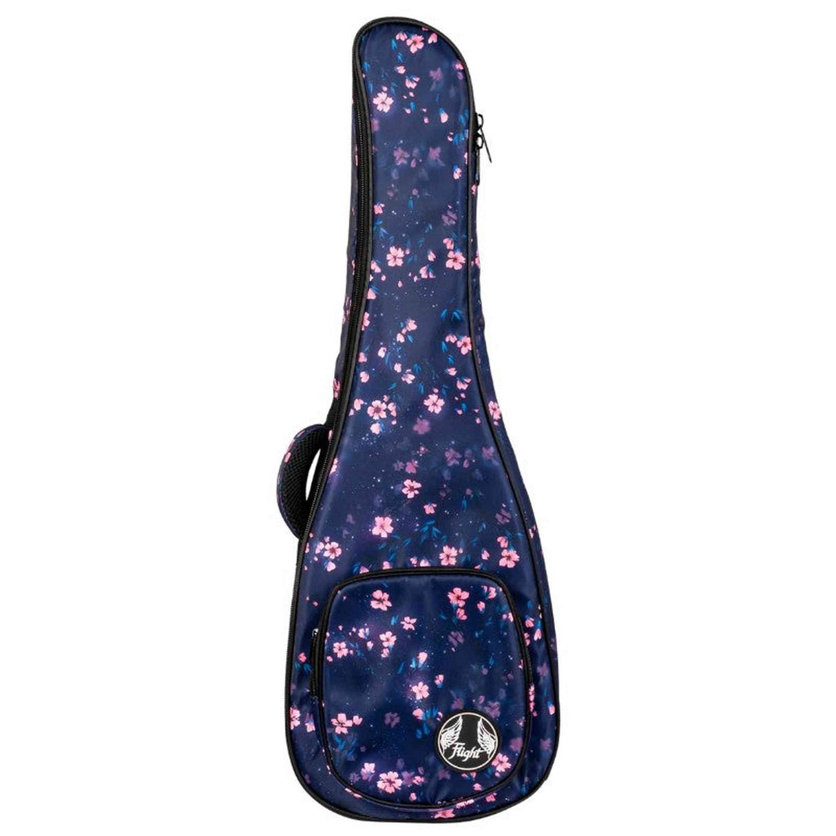 Flight FUB-T-SAKURA Gevoerde Gigbag voor Tenor Ukulele met Sakura Design en Accessoirevak