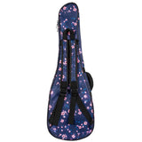 Flight FUB-T-SAKURA Gevoerde Gigbag voor Tenor Ukulele met Sakura Design en Accessoirevak