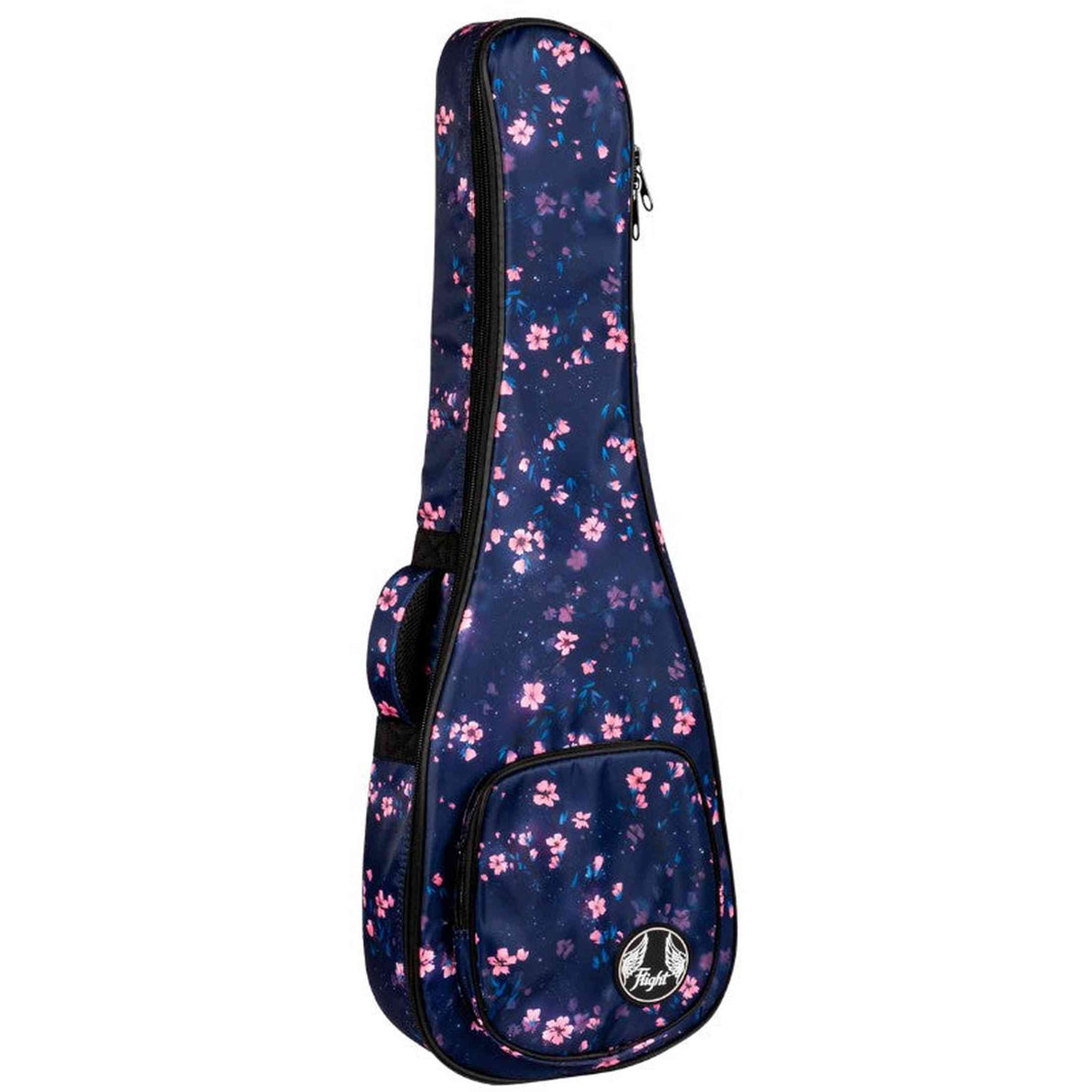 Flight FUB-T-SAKURA Gevoerde Gigbag voor Tenor Ukulele met Sakura Design en Accessoirevak