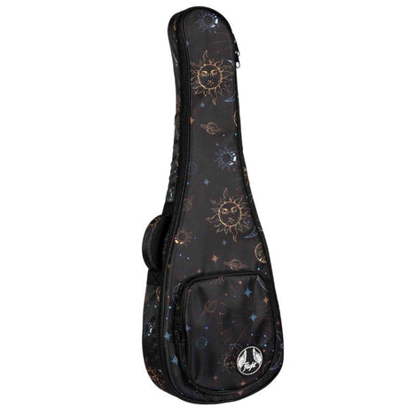 Flight FUB-B-GALAXY Gevoerde Gigbag voor Baritone Ukulele met Galaxy Design en Accessoirevak