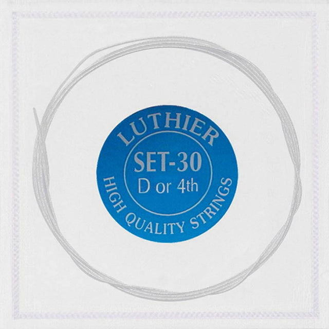 Luthier LD-34 D-4 snaar, silverplated nylon L-30 series, medium-hard tension