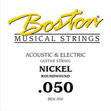 Boston BEN-050 050 snaar, nickel roundwound