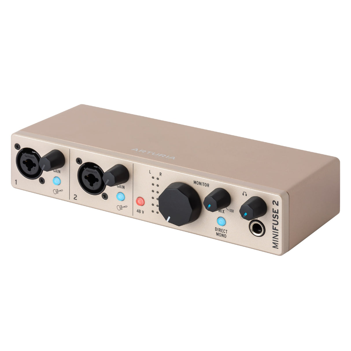 Arturia MiniFuse 2 Champagne Limited Edition 2x2 USB-C Audio Interface
