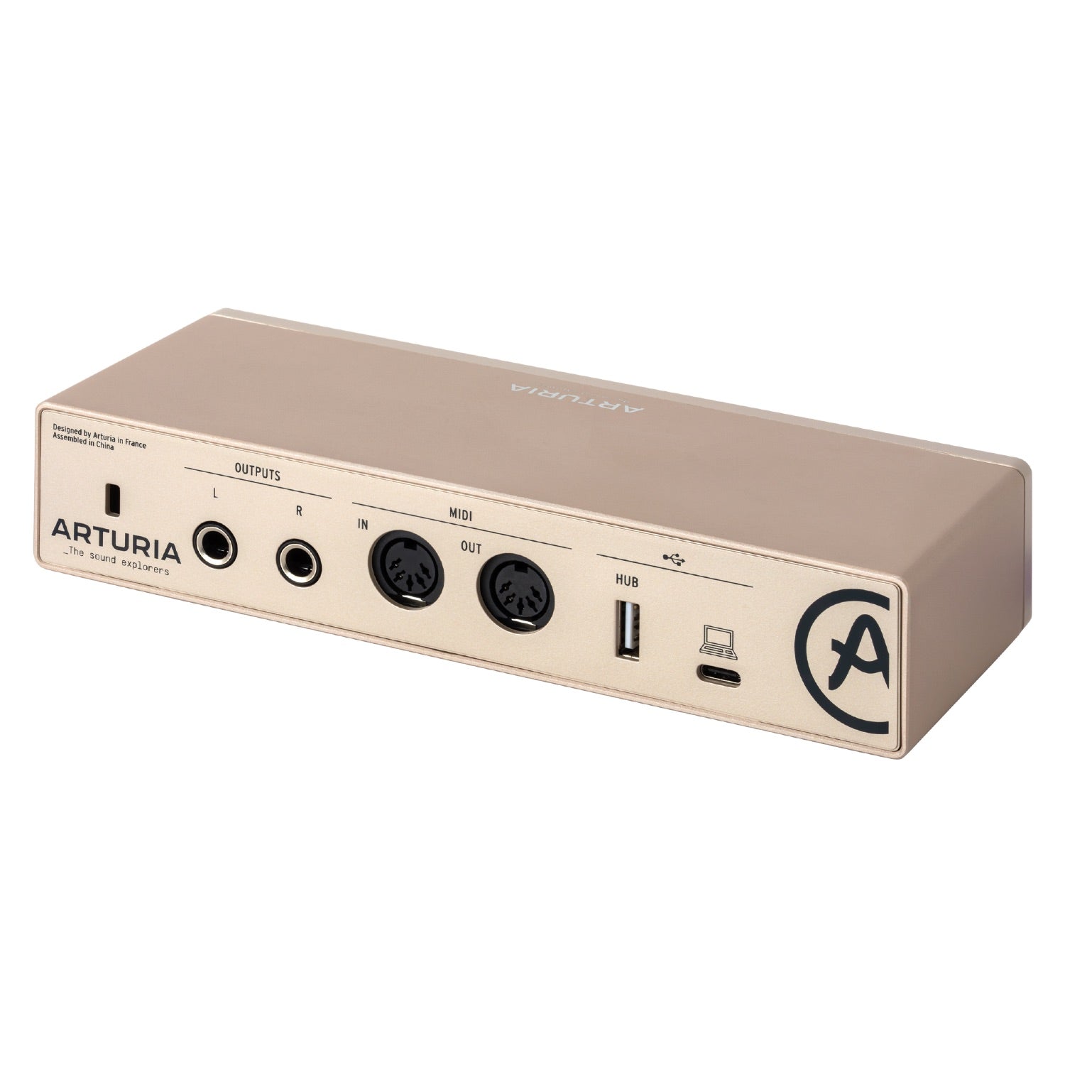 Arturia MiniFuse 2 Champagne Limited Edition 2x2 USB-C Audio Interface