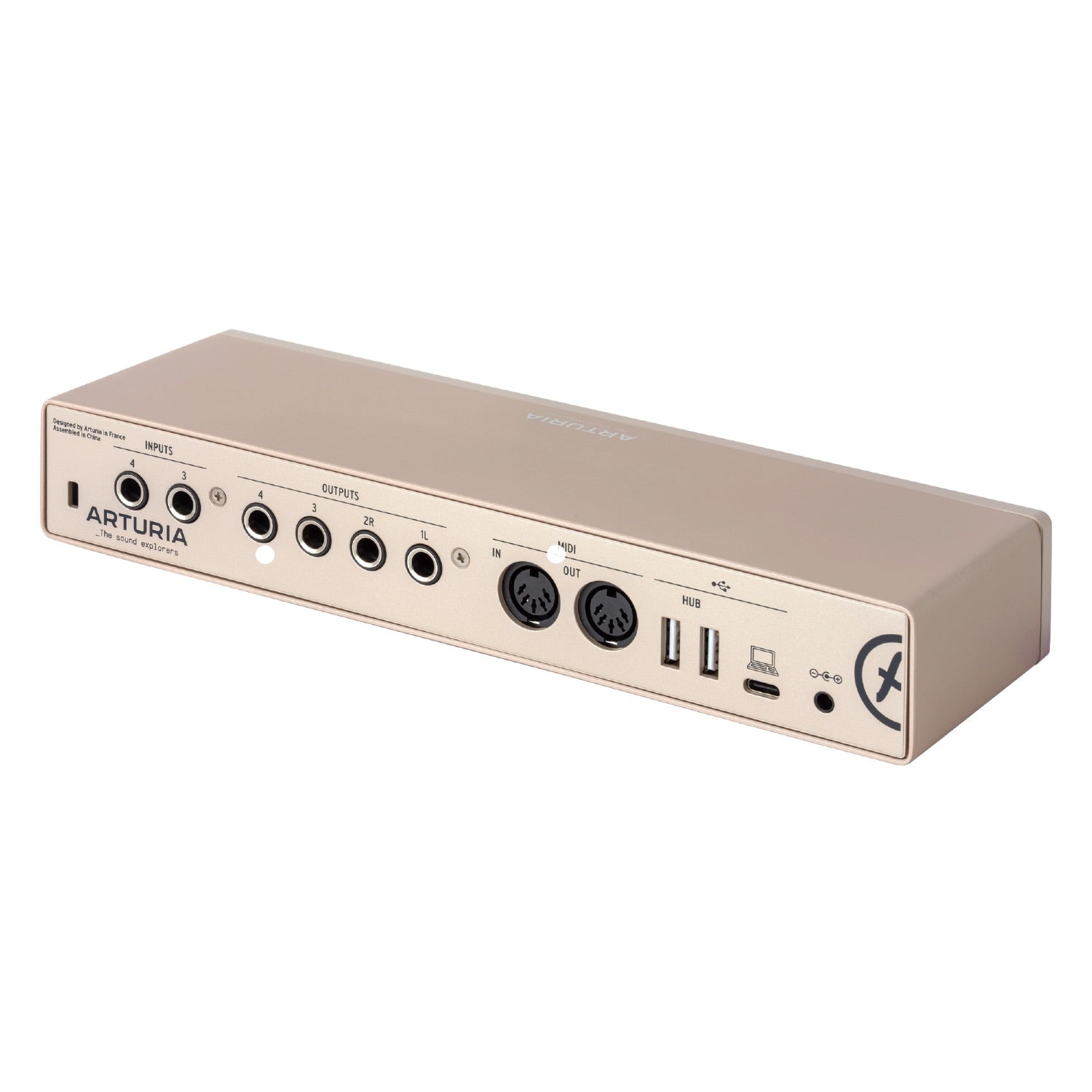 Arturia MiniFuse 4 Champagne Limited Edition 4x2 USB-C Audio Interface