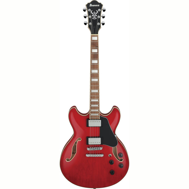 Ibanez AS73 TCD Artcore semi-akoestische elektrische gitaar Transparent Cherry Red