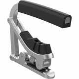CLX Capo STL Adjustable SLV Capo voor Stalen Snaren Verstelbaar Zilver met Precisie-instelling