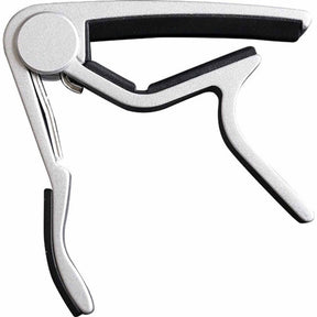 CLX Capo STL SLV Capo voor Stalen Snaren Zilver met Veermechanisme