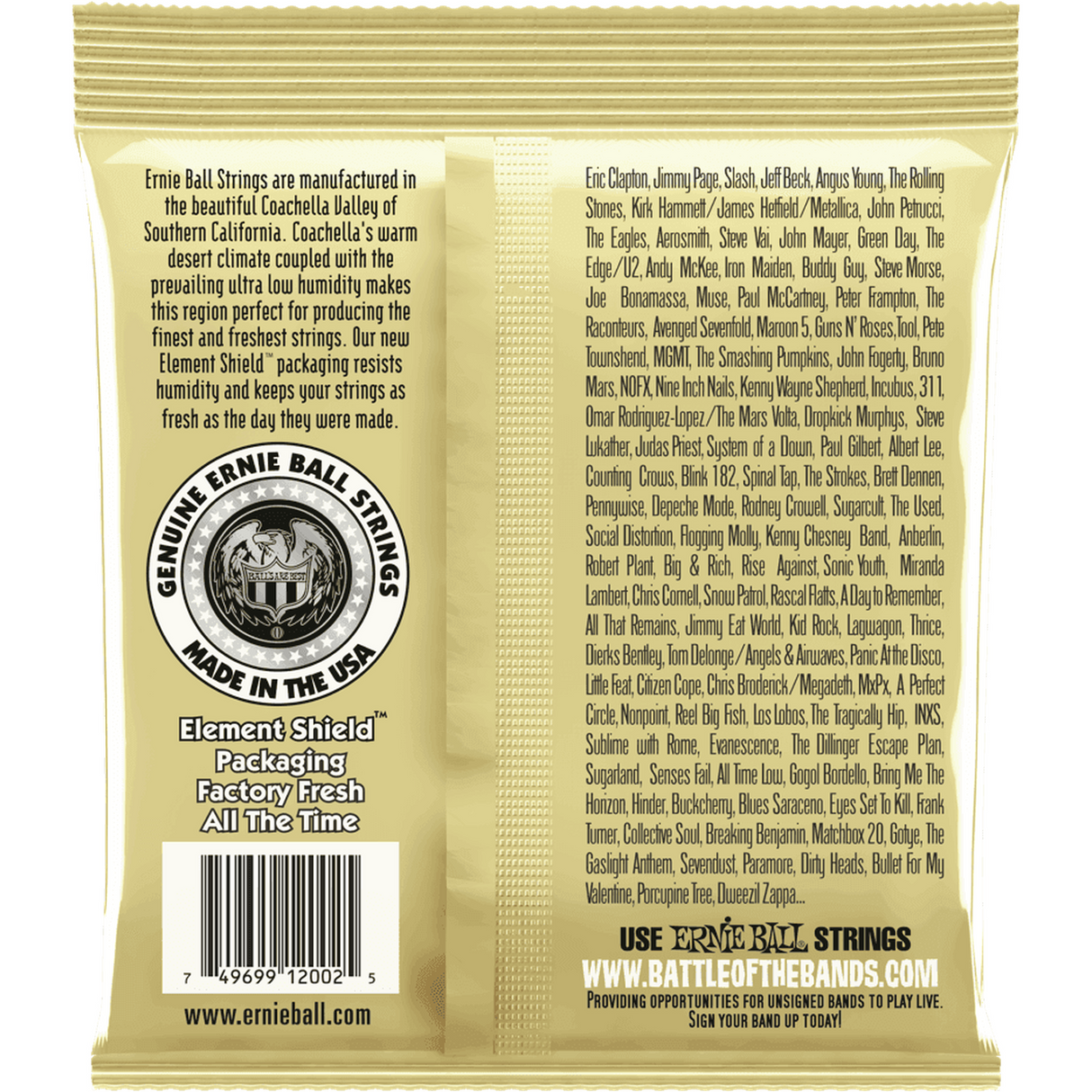 Ernie Ball 2002 Earthwood Akoestische Gitaar Snaren Medium 013–056 80/20 Bronze