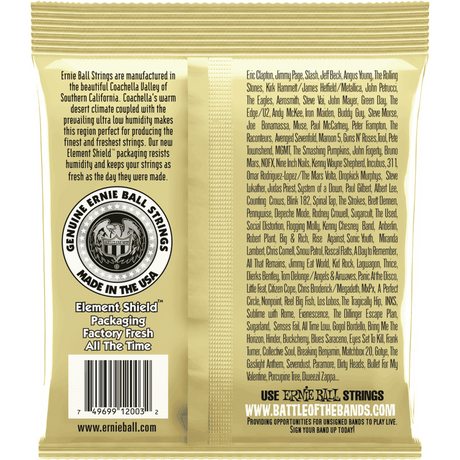 Ernie Ball 2003 Earthwood Akoestische Gitaar Snaren Medium Light 012–054 80/20 Bronze