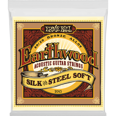 Ernie Ball 2045 Earthwood Akoestische Gitaar Snaren Soft Silk & Steel 011–052