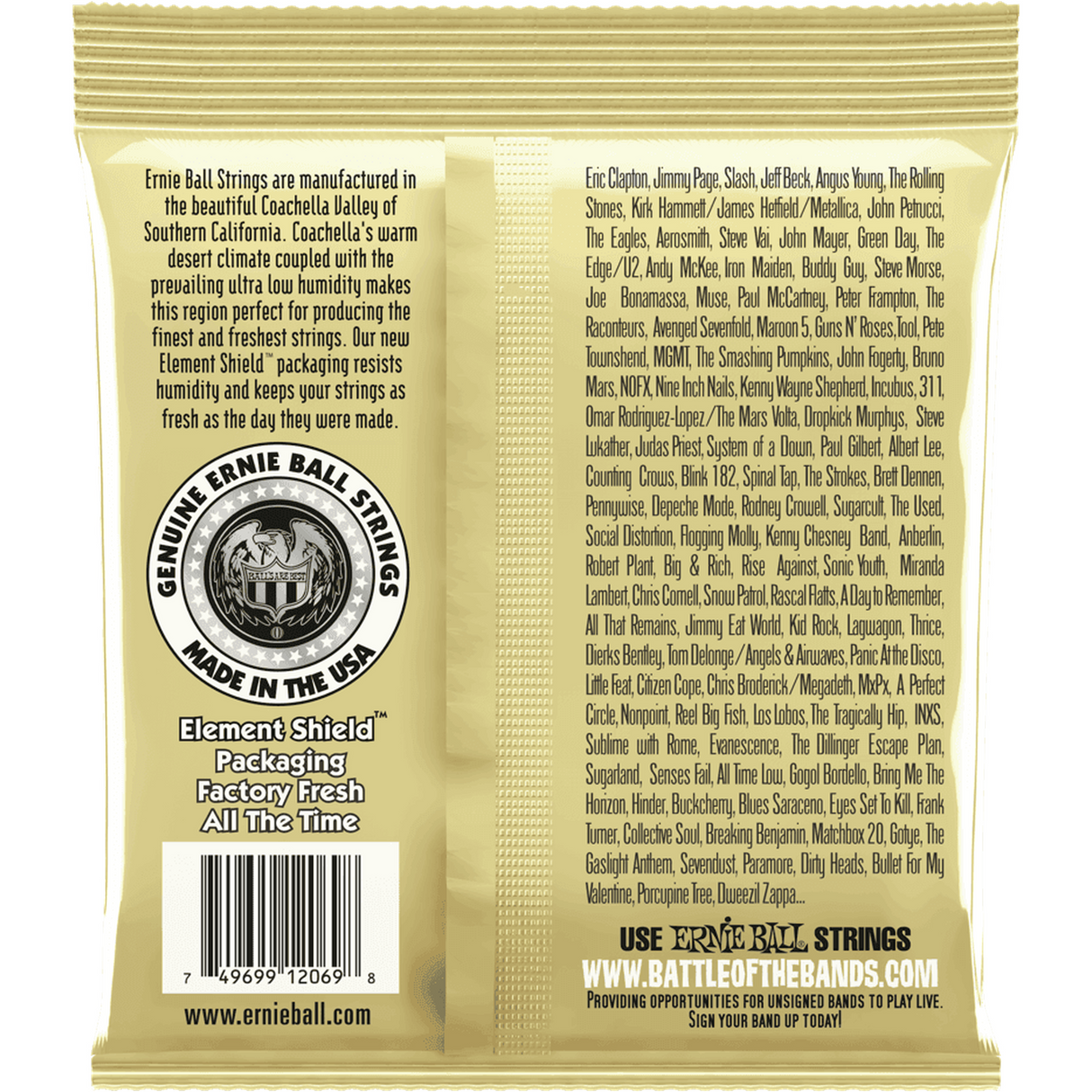 Ernie Ball 2069 Earthwood Folk Nylon Ball-End Snaren 028–042