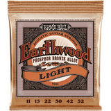 Ernie Ball 2148 Earthwood Fosforbrons Akoestische Gitaarsnaren Light 11–52