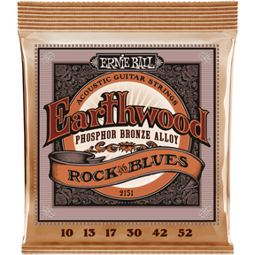 Ernie Ball 2151 Earthwood Fosforbrons Akoestische Gitaarsnaren Rock & Blues 10–52