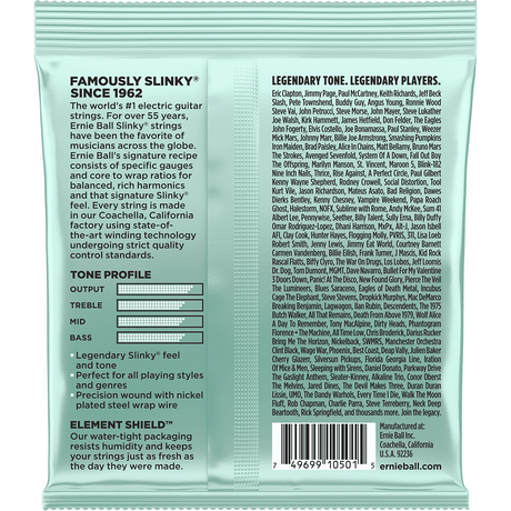 Ernie Ball 2211 Mondo Slinky elektrische gitaarsnaren 0105-052