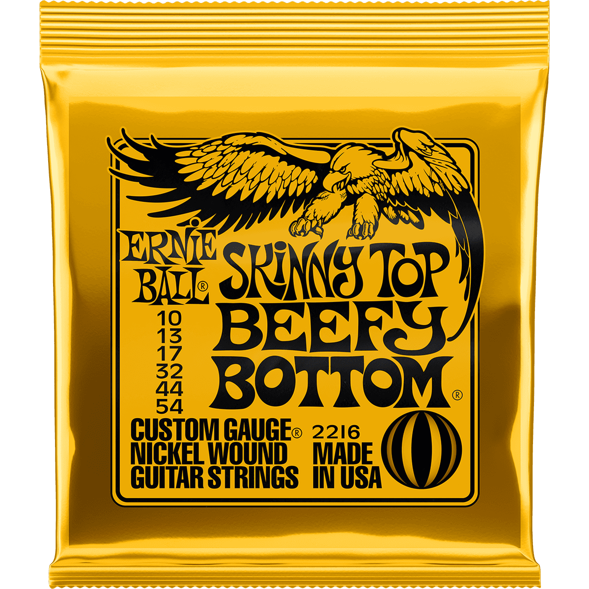 Ernie Ball 2216 Skinny Top Beefy Bottom elektrische gitaarsnaren 010-054