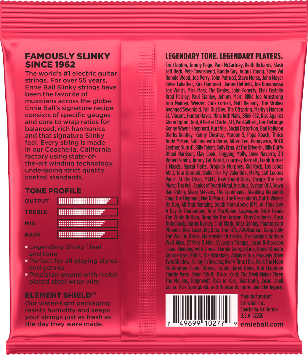 Ernie Ball 2226 Burly Slinky elektrische gitaarsnaren 011-052