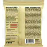 Ernie Ball 3002 Akoestische Gitaarsnaren 80/20 Brons Medium 13–56 3-Pack