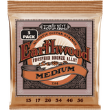 Ernie Ball 3544 Earthwood Fosforbrons Akoestische Gitaarsnaren Medium 13–56 3-Pack