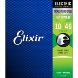 Elixir 19052 Optiweb elektrische gitaarsnaren Light 010-046