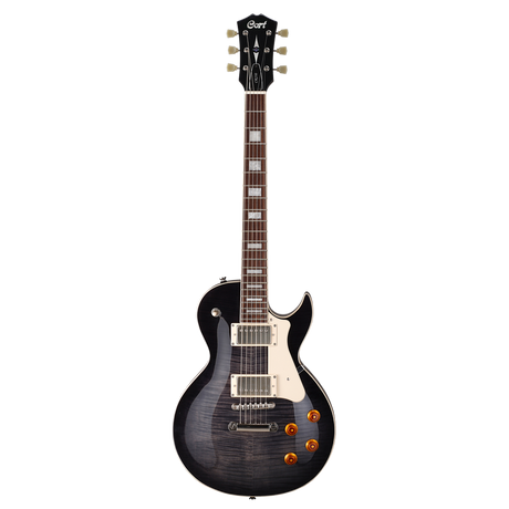 CORT CR250TBK2 Elektrische gitaar LP-model Translucent Black