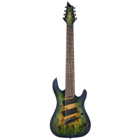 CORT KX508MSMBB3 8 snarige Elektrische gitaar Marina Blueburst