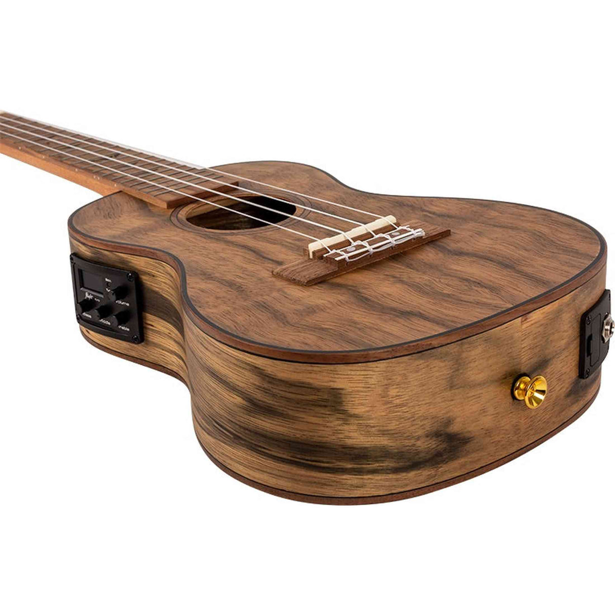 Flight DUC430 EQ DAO Elektrisch-Akoestische Concert Ukulele met Dao Body, Pickup en Aquila Super Nylgut Snaren