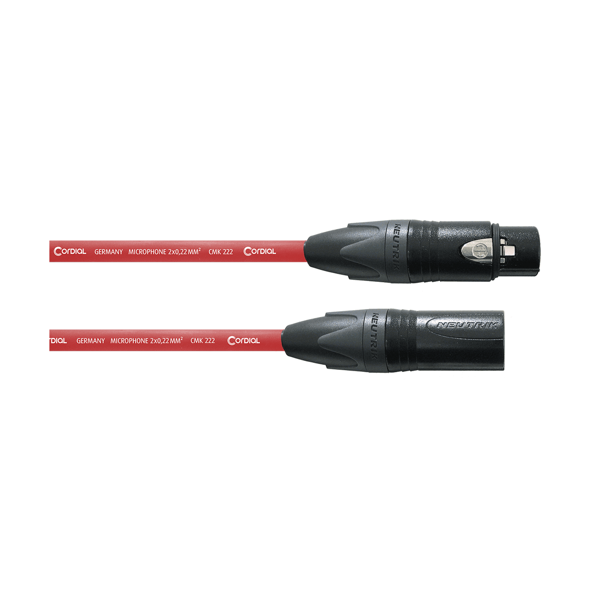 Cordial CMP FM RT Select Microfoonkabel – XLR mannelijk/vrouwelijk – Rood