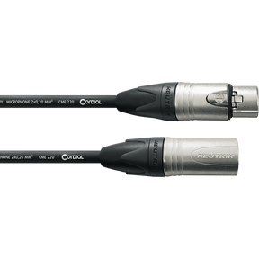 Cordial CXM FM Select Microfoonkabel – XLR mannelijk/vrouwelijk – Zwart