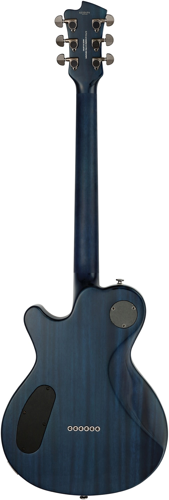 FGN Expert Flame elektrische gitaar Blue Planet Burst, Exotic Maple Top, 22 frets, met koffer