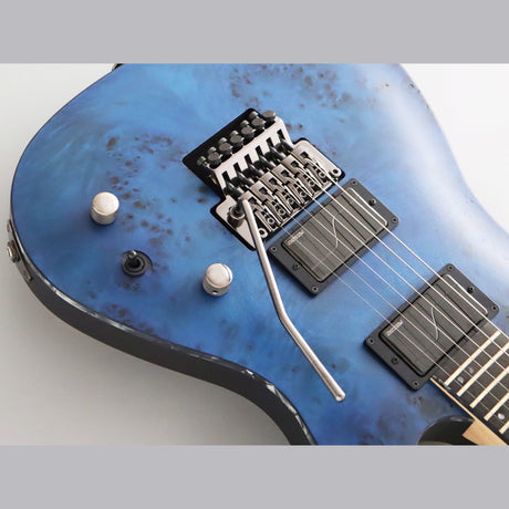 FGN J-Standard Mythic EW Trem elektrische gitaar Arctic Blue Flat Fishman Fluence