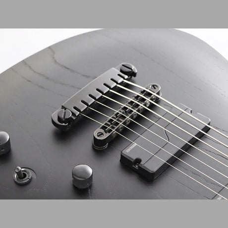 FGN J-Standard Mythic elektrische gitaar Open Pore Black 7-snarig Fishman Fluence