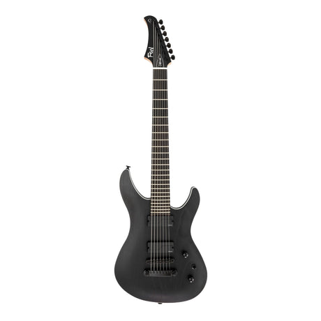 FGN J-Standard Mythic elektrische gitaar Open Pore Black 7-snarig Fishman Fluence