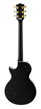 FGN Neo Classic LC10 elektrische gitaar Black, Alnico 5 humbuckers, gouden hardware, met gigbag