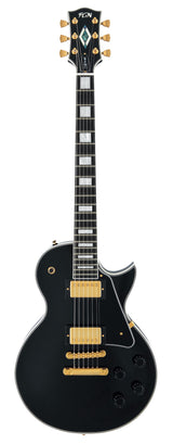 FGN Neo Classic LC20 elektrische gitaar Black High Gloss, Seymour Duncan SH 1 en SH 4, met gigbag