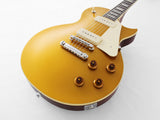 FGN Neo Classic LS11 elektrische gitaar Antique Gold, P90 pickups, 22 frets, met gigbag