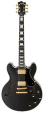 FGN Masterfield Semi Custom HH elektrische gitaar Zwart, Alnico 3 humbuckers, met koffer