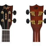 Flight DUC460 EQ Concert Ukulele – Elektro-akoestisch, Amara hout, met FU-T3 Pickup