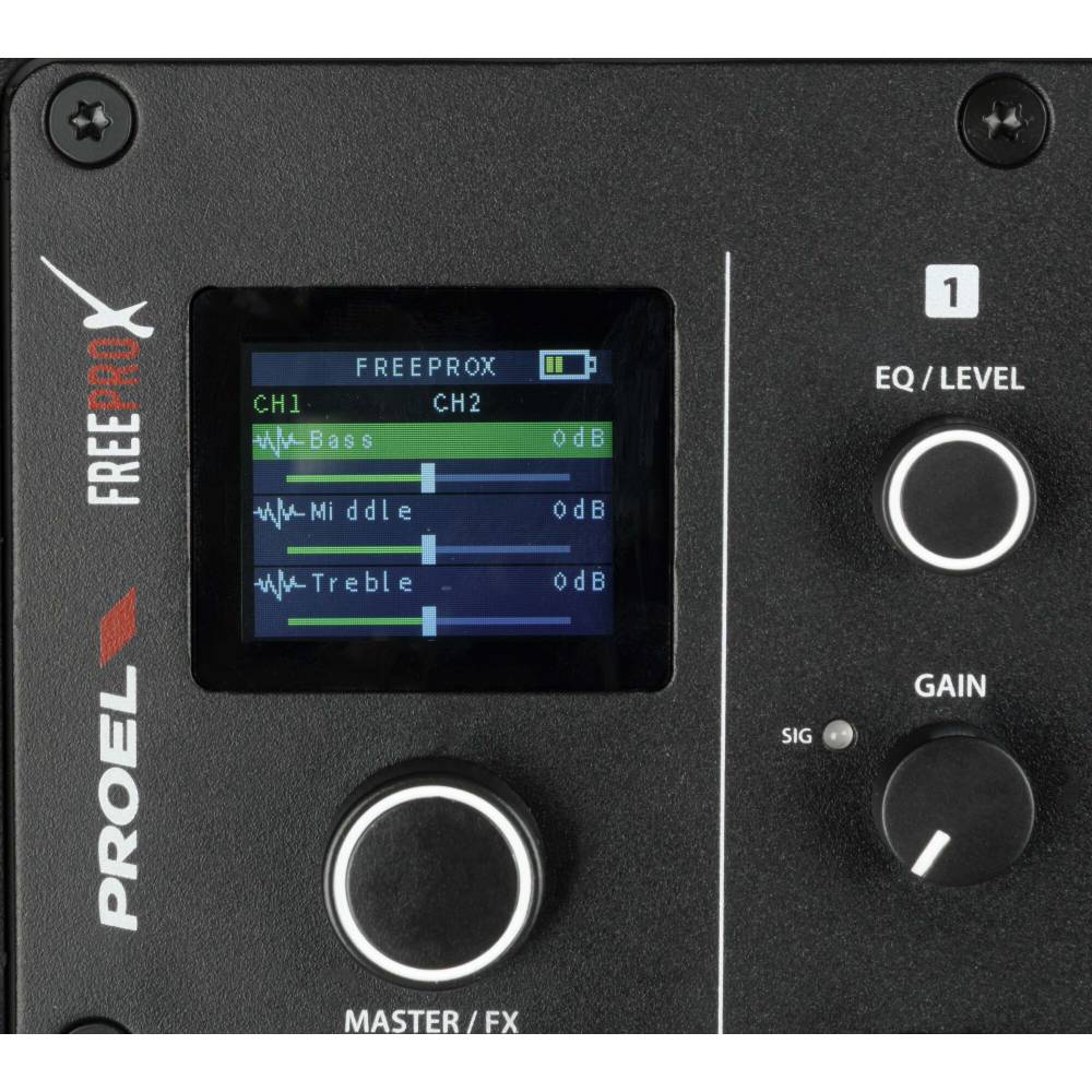 Proel FREEPROX draadloze accu PA speaker 400W
