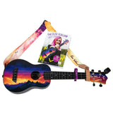 Flight TUS-EE Sunset PACK Elise Ecklund Signature Soprano Ukulele Set met Tuner, Capo, Strap, Songbook en Gigbag