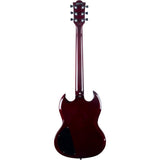 EKO DV300 Double Cut Elektrische Gitaar Set Rood + NUX Mighty-8 MK2 Versterker