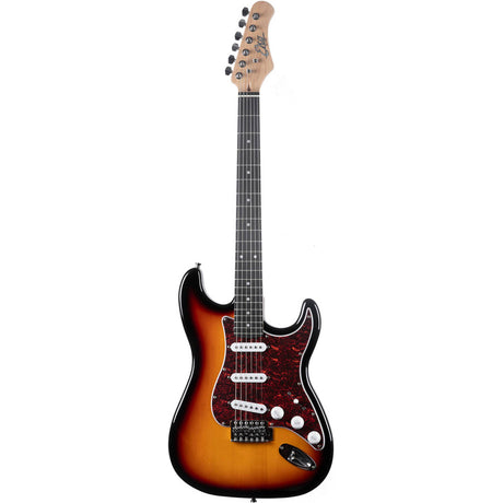 EKO ST100 Tribute ST-Style Sunburst + NUX Mighty-8 MK2 Versterker
