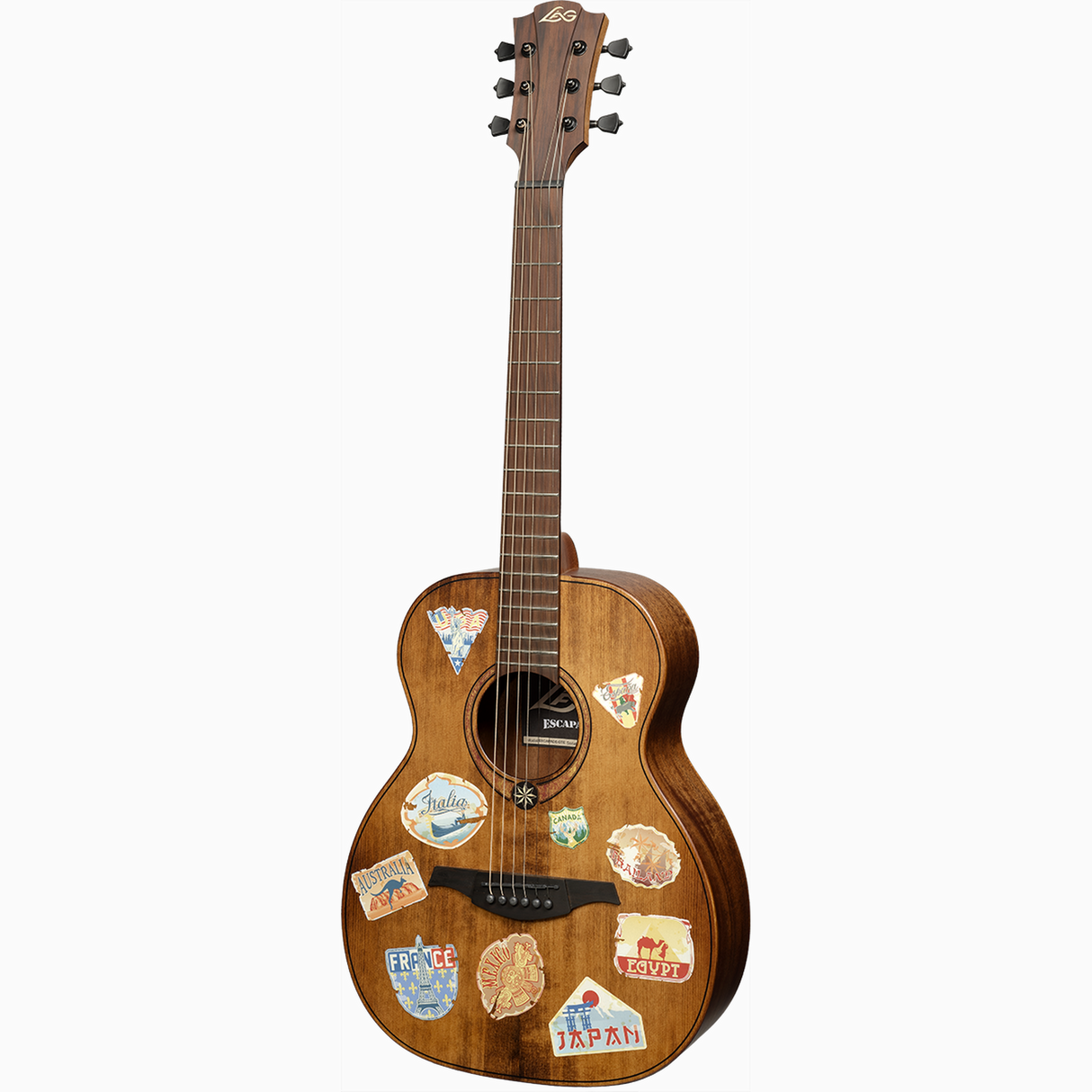 LÂG ESCAPADE-GTE Travel Elektro-Akoestische Gitaar