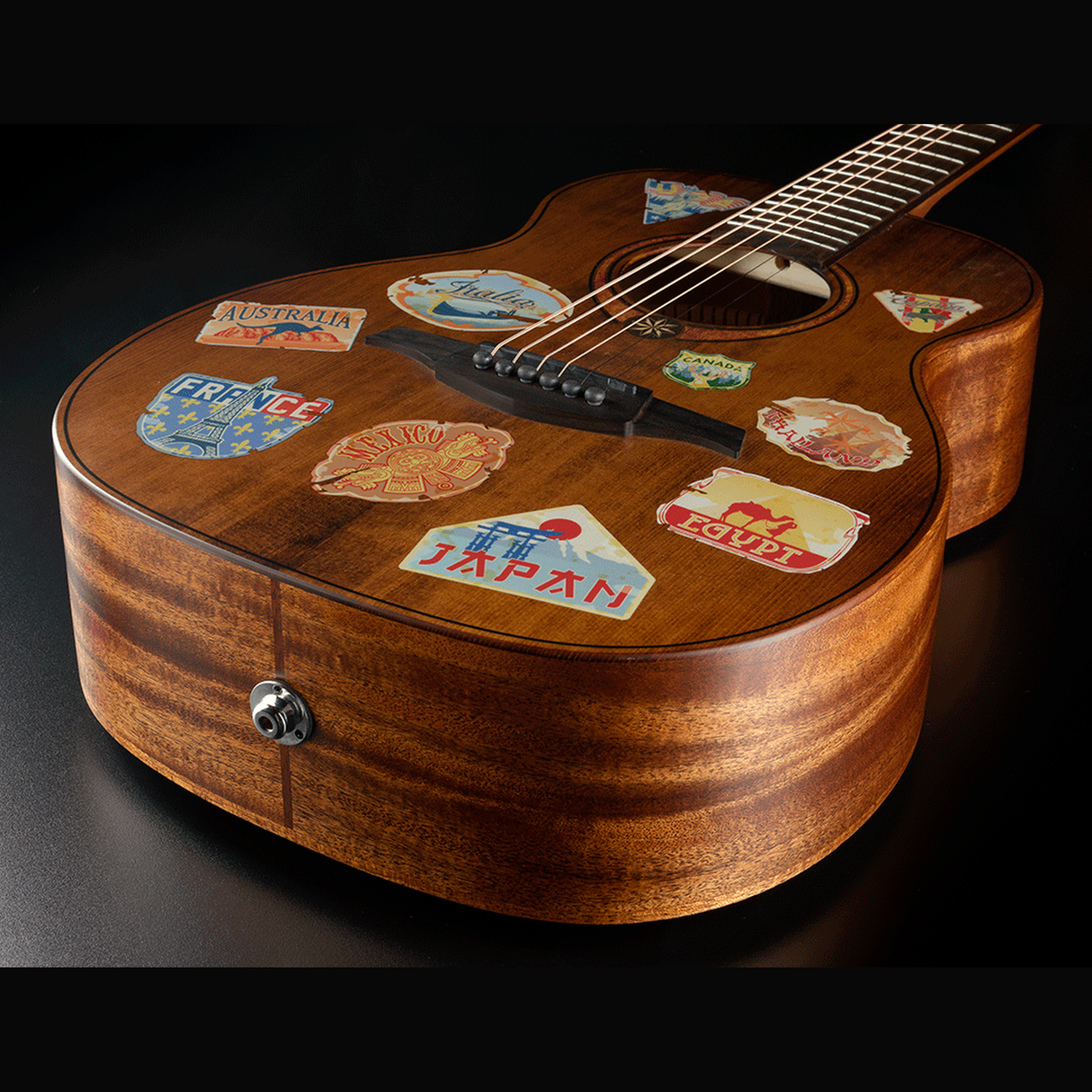LÂG ESCAPADE-GTE Travel Elektro-Akoestische Gitaar